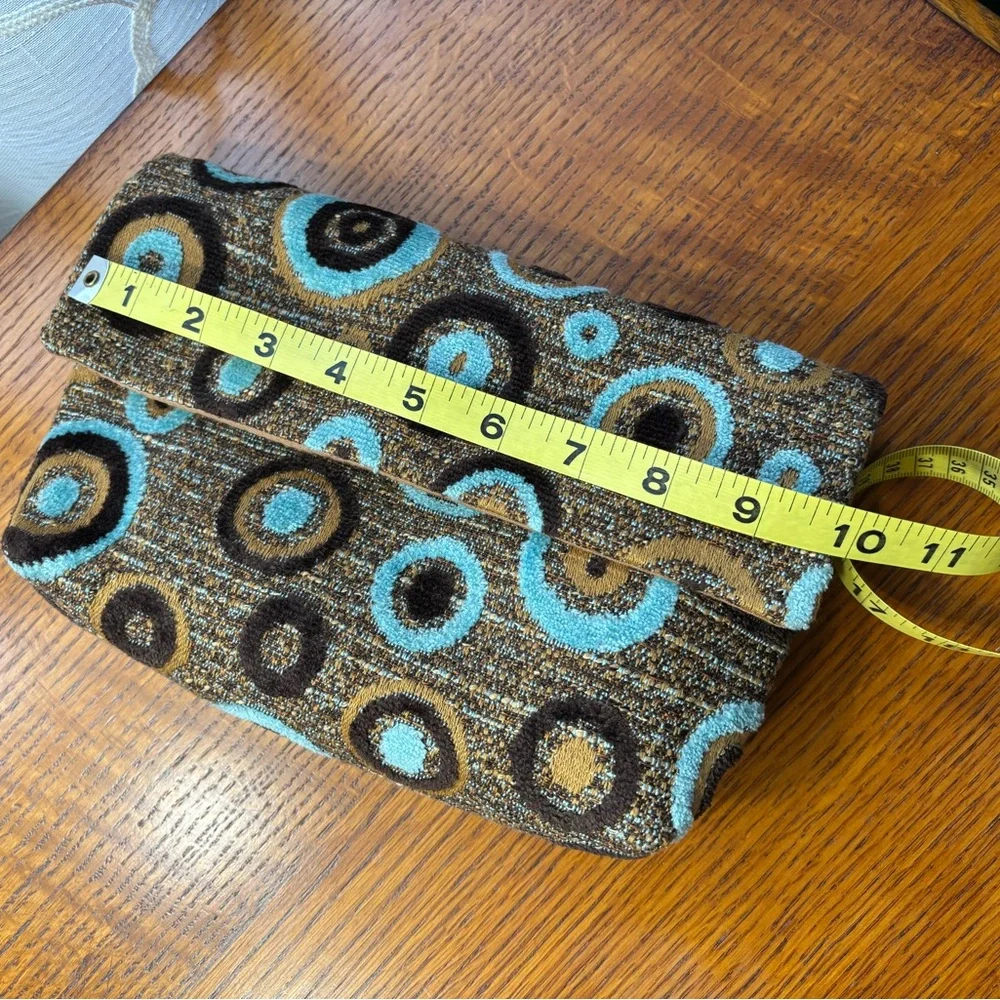 SPECIALTY fabric boho custom CLUTCH BAG Philadelphia designer RARE VIV PICKLES